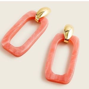 NWT J. CREW MADE IN ITALY RECTANGLE EARRINGS